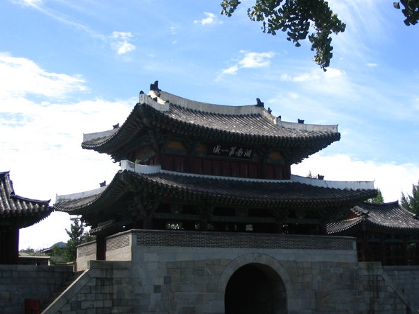 A view of Pungnam Mun Gate in Jeonju, South Korea