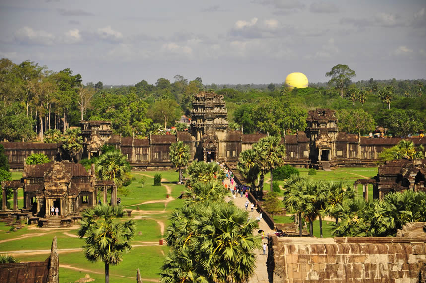 Visiting Angkor Wat as we travel and teach ESL