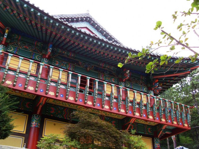 Colorful Ornament Architecture of South Korea