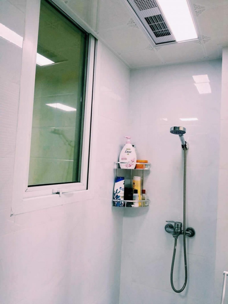 Chinese apartment shower