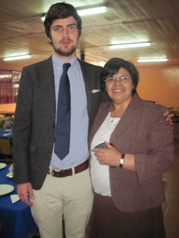 7. With my host teacher Rosa in Angol, Chile