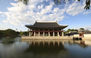 Gyeonbok Palace in northern Seoul, South Korea