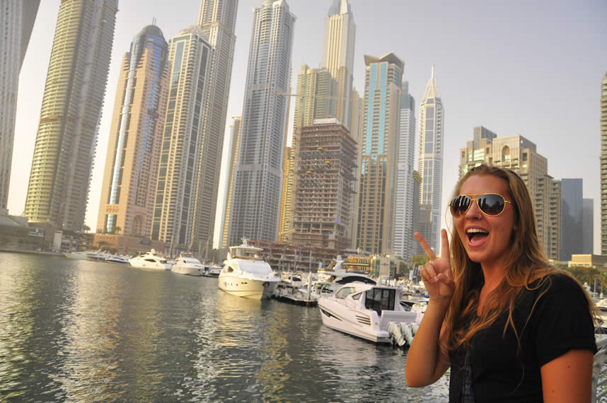 Living in luxury as we travel in Dubai