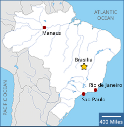 Map of Brazil