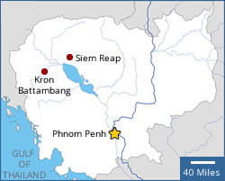 Map of Cambodia