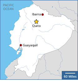 Map of Ecuador