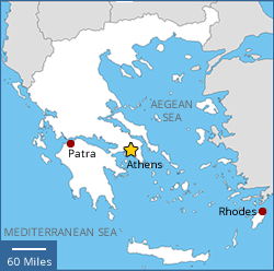 Map of Greece