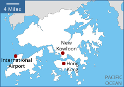 Map of Hong Kong