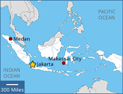 Map of Indonesia