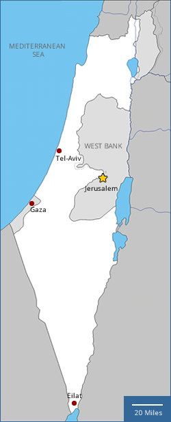 Map of Israel