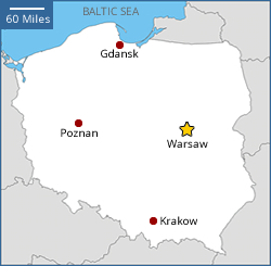 Map of Poland