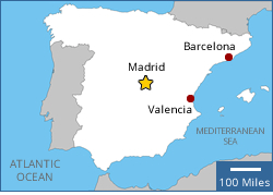 Map of Spain