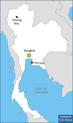 Map of Thailand