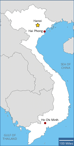 Map of Vietnam